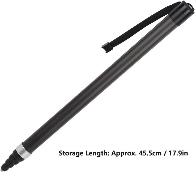 Brrnoo Mic -Standadapter, Mic Stand Accessoires Mikrofon -Ausdehnung Stange 3 Meter Teleskop 9 Absch