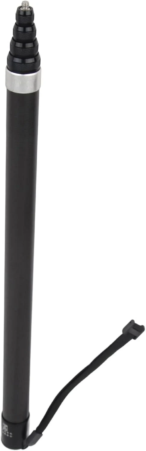 Brrnoo Mic -Standadapter, Mic Stand Accessoires Mikrofon -Ausdehnung Stange 3 Meter Teleskop 9 Absch