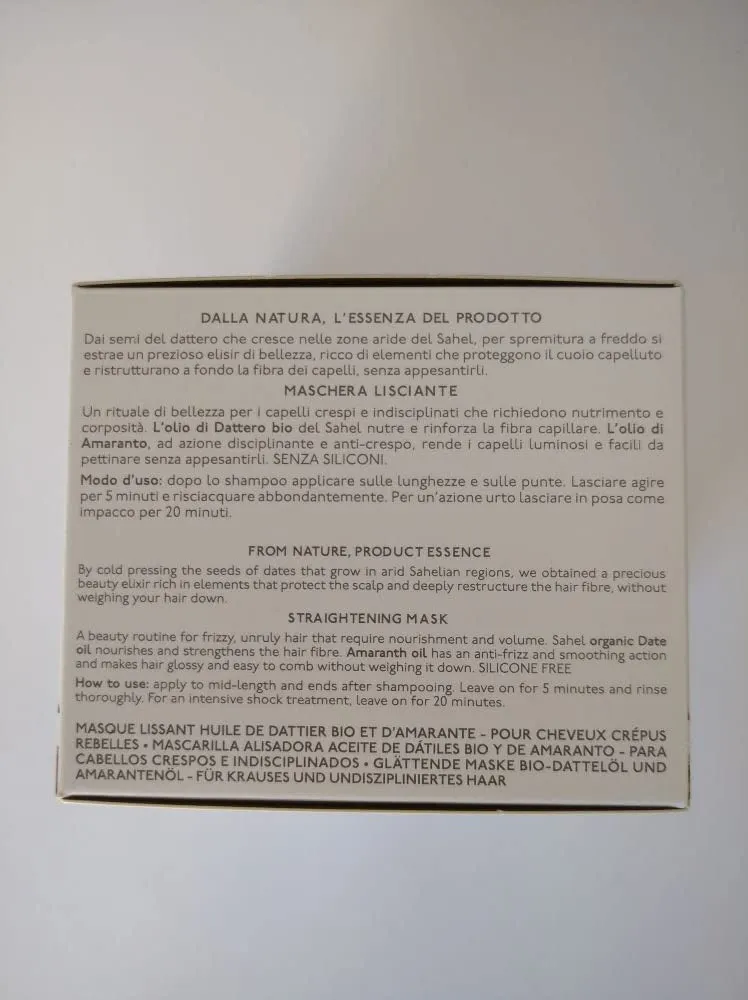 Öl von dattero Haarglätter-Maske 200 ml