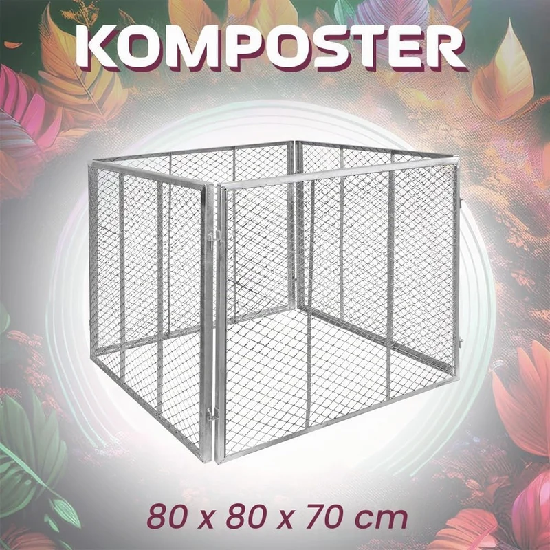 Komposter Stahl verzinkt Kompost Metallkomposter Kompostbehälter Kompostgitter Auswahl Garten Gitter