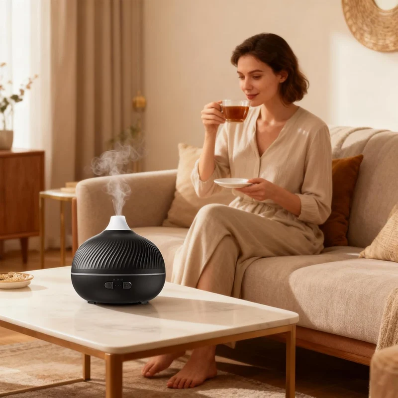 Elektrischer Ätherisches Öl Diffuser,USB Steckdosenbetrieb Leise mit Timer | Elektrischer Aroma Diff