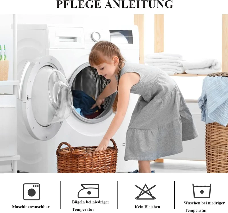 DWCN Vorhang Blickdicht Verdunkelungsgardinen mit Ösen 2 Stücke Thermogardine für Wohnzimmer,Schlafz