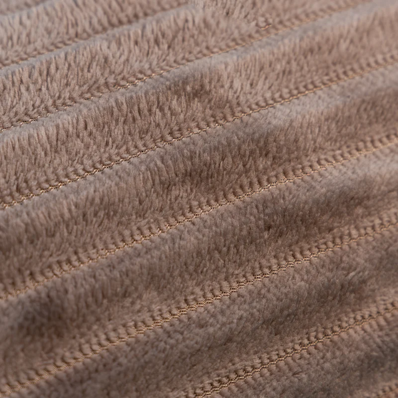 Kussenslopen | Teddy Rib | Brown | Set van 2