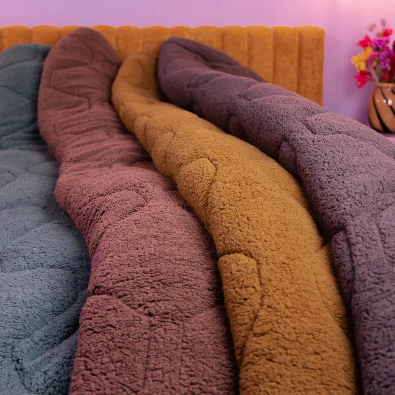Wasbaar All Season Dekbed | Teddy | Bronze Brown