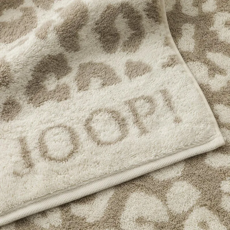 2er Gästetuch-Set 30 x 50 cm Leo Allover Creme