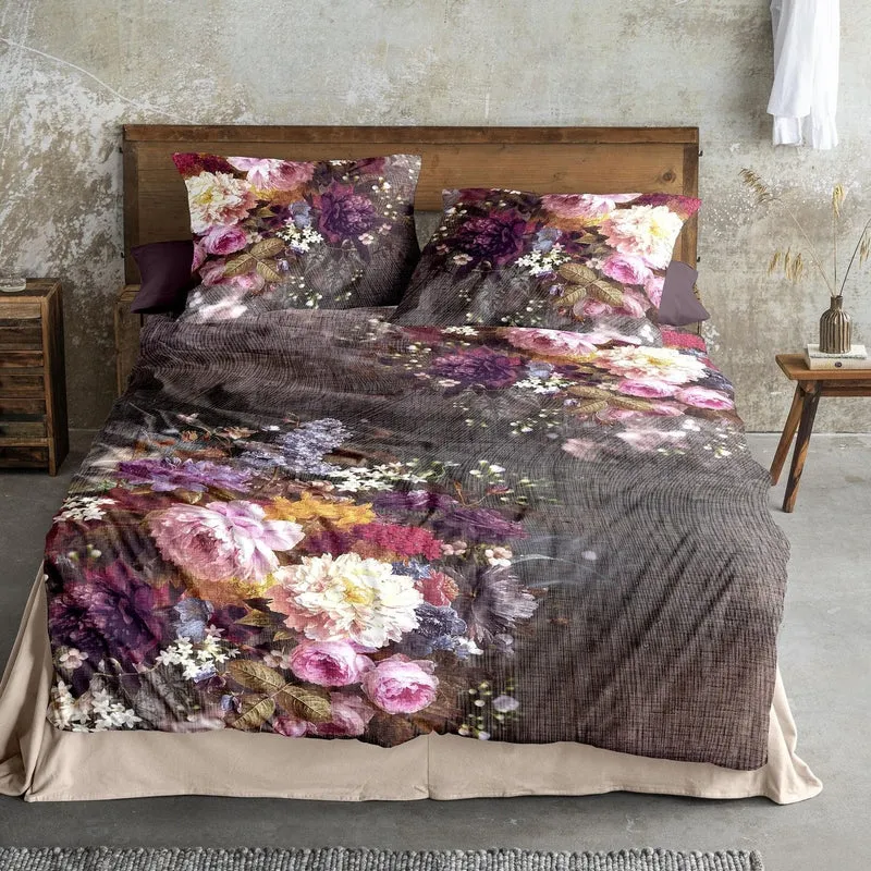 Bettwäsche Flausch Cotton Zobel Mehrfarbig mit Blumenmuster 135 x 200 cm