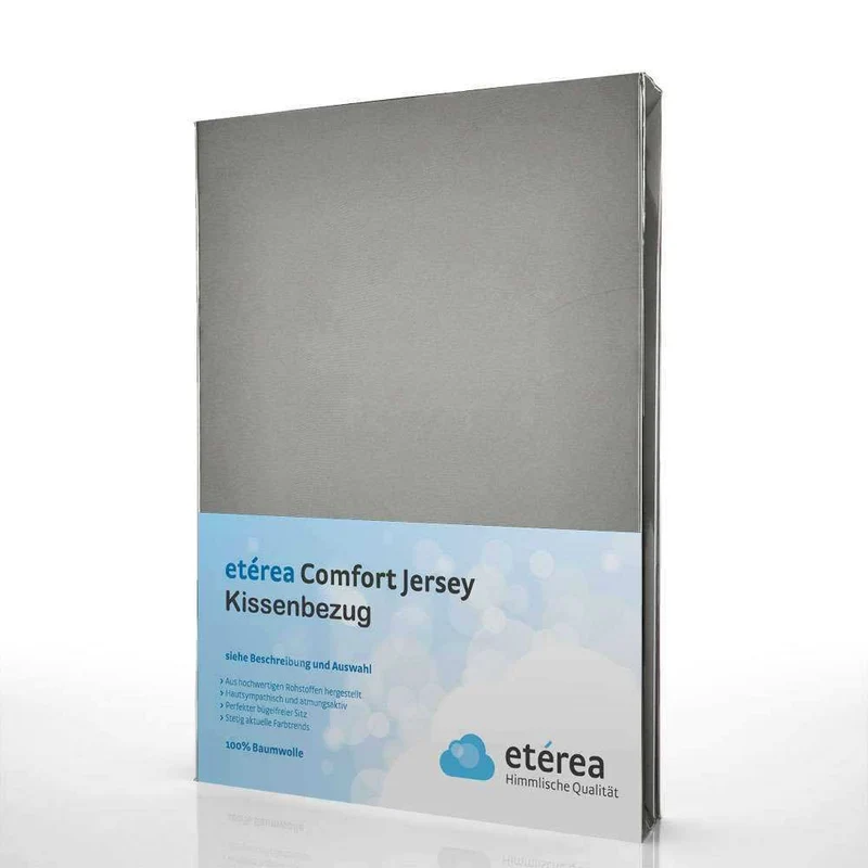 etérea Comfort Jersey Kissenbezug Doppelpack