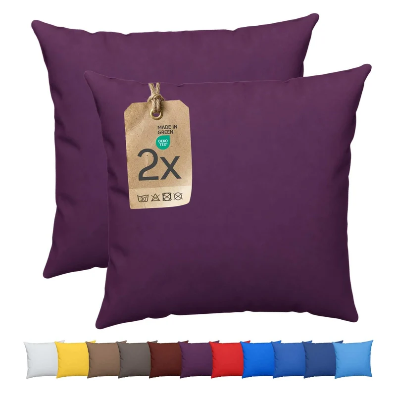 etérea Comfort Jersey Kissenbezug Doppelpack