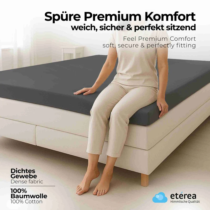 etérea Comfort Jersey Topper Spannbettlaken