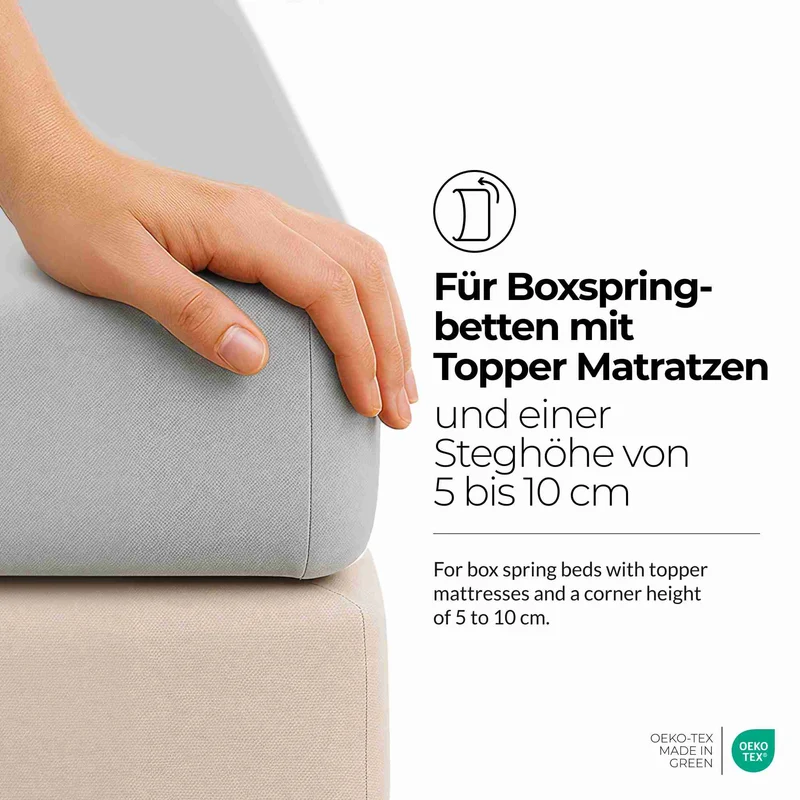 etérea Comfort Jersey Topper Spannbettlaken