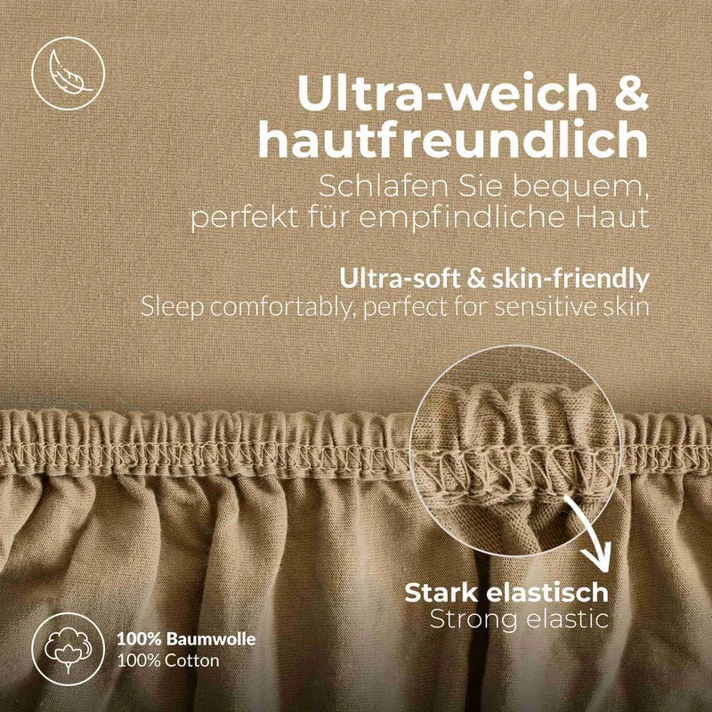 etérea Comfort Jersey Topper Spannbettlaken
