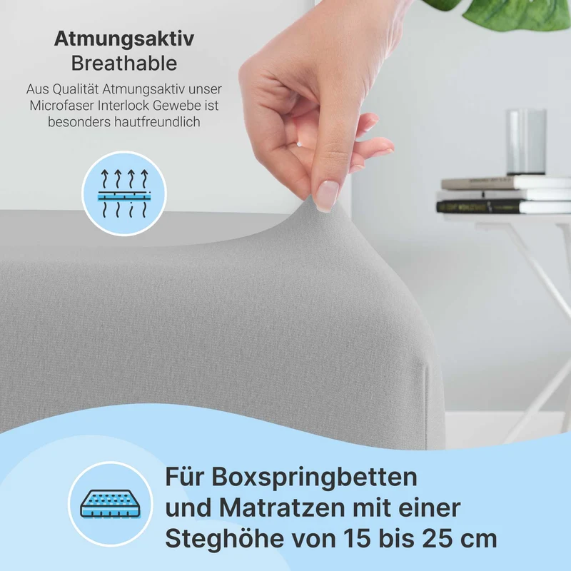 etérea Microfaser Spannbettlaken