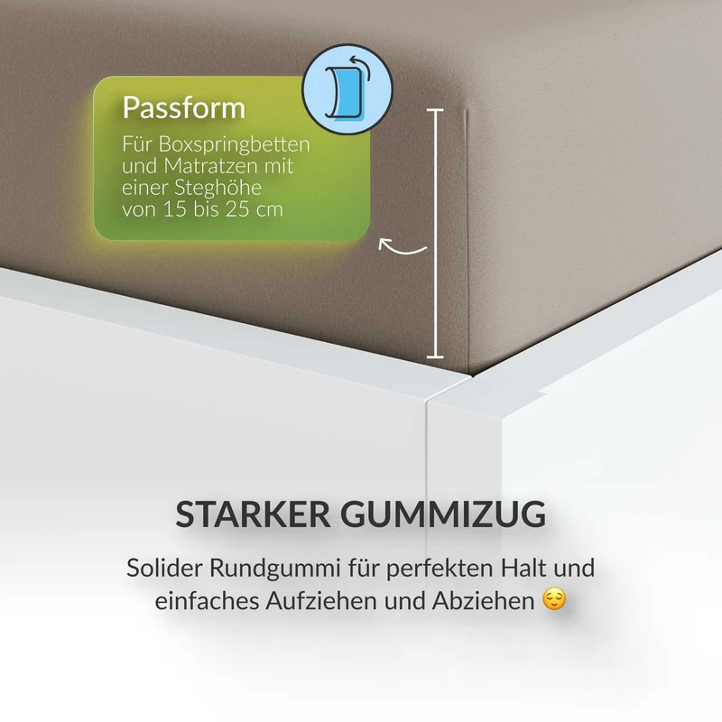 etérea Microfaser Spannbettlaken