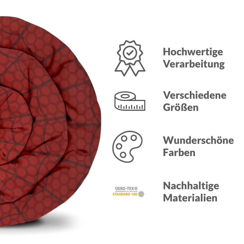 Therapiedecken Bettwäschen Set Rot Spiderman