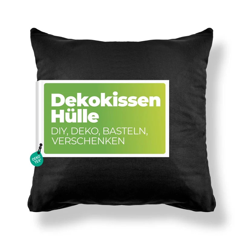 etérea Baumwolle DIY 10er Dekokissen Kissen Bezug 40x40 cm