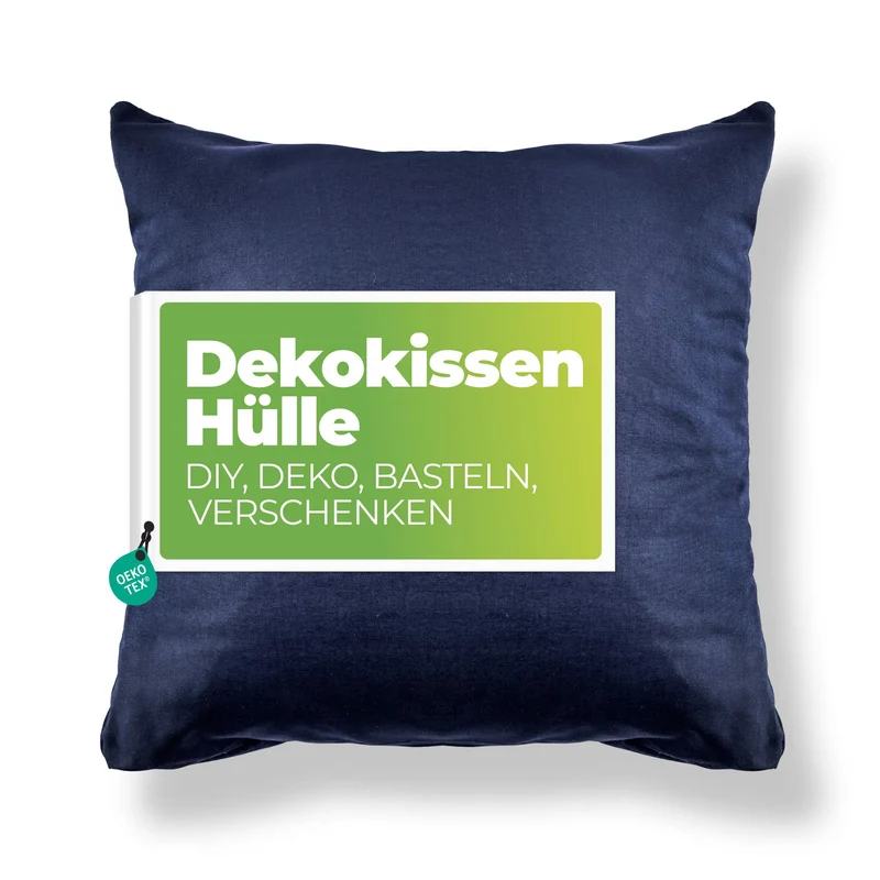 etérea Baumwolle DIY 10er Dekokissen Kissen Bezug 40x40 cm