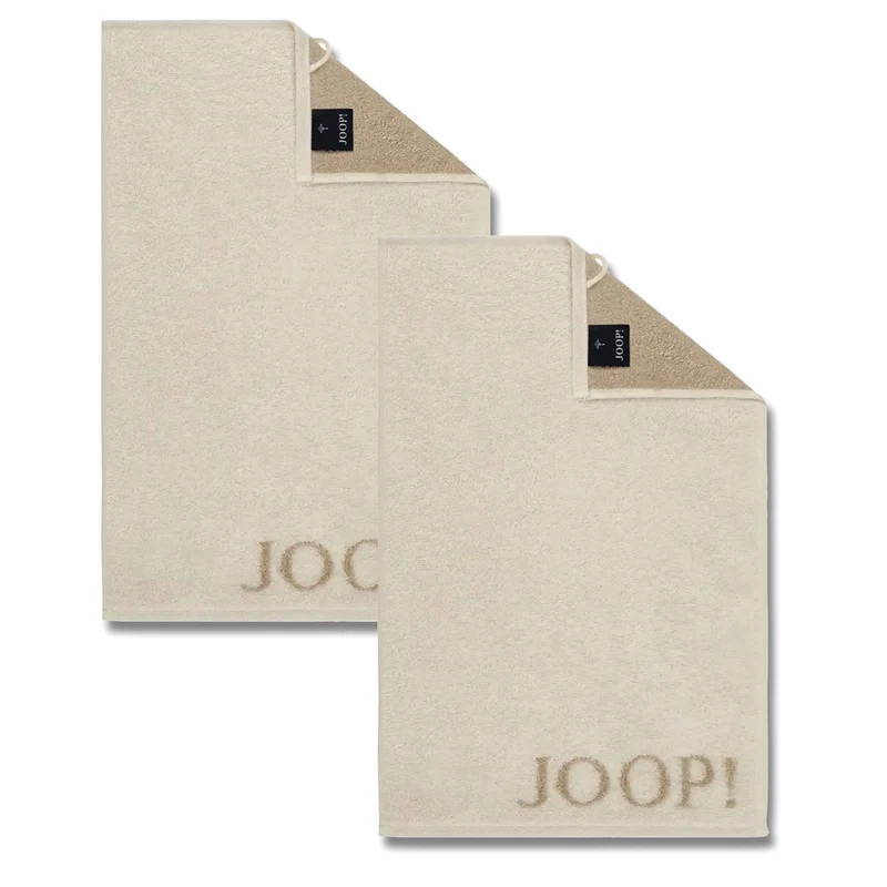2er Gästetuch-Set 30 x 50 cm Classic Creme Beige