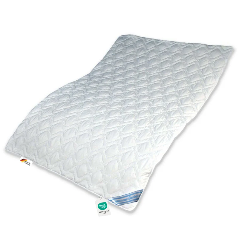 Sommerbettdecke 200 x 200 cm Wildseide & Baumwolle