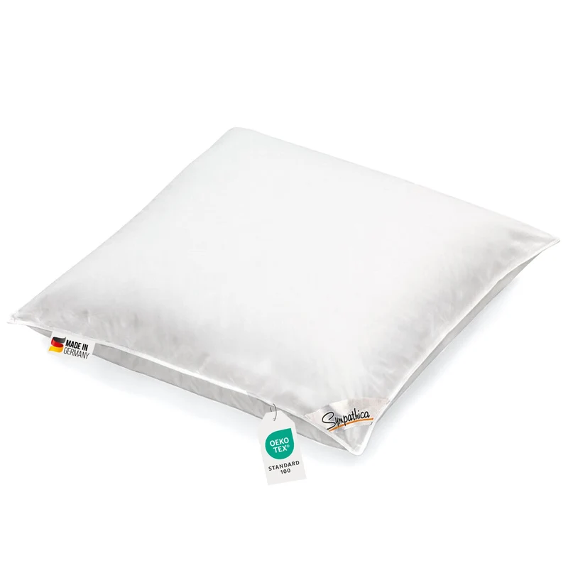 Kopfkissen Allergiker Kissen 60° Wäsche Baumwollbezug Klimafaser 80x80