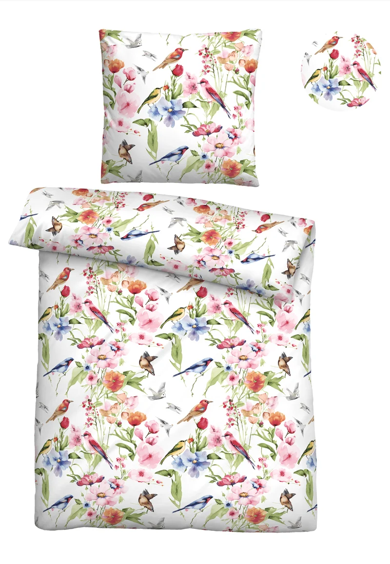 biberna Satin Bettwäsche – Weiss (0616315)
