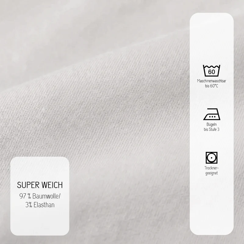 biberna Jersey-Elastic Spannbetttuch (0077866)