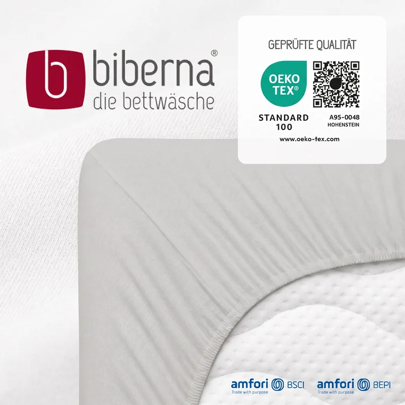 biberna Jersey-Elastic Spannbetttuch (0077866)