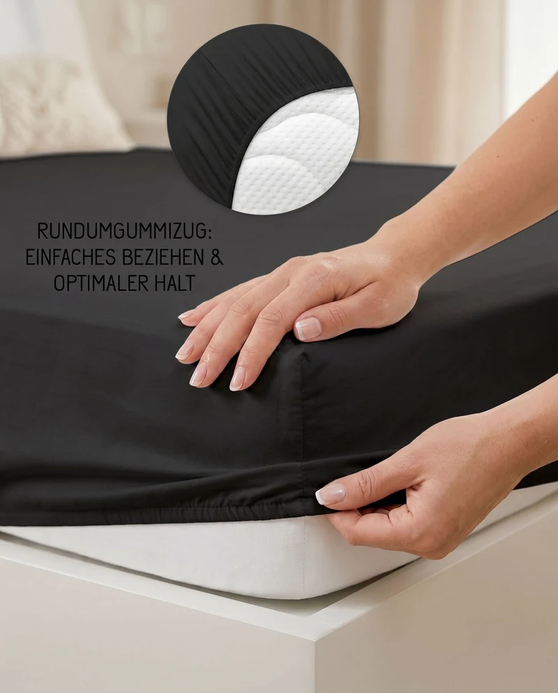 biberna Jersey-Elastic Spannbetttuch (0077866)
