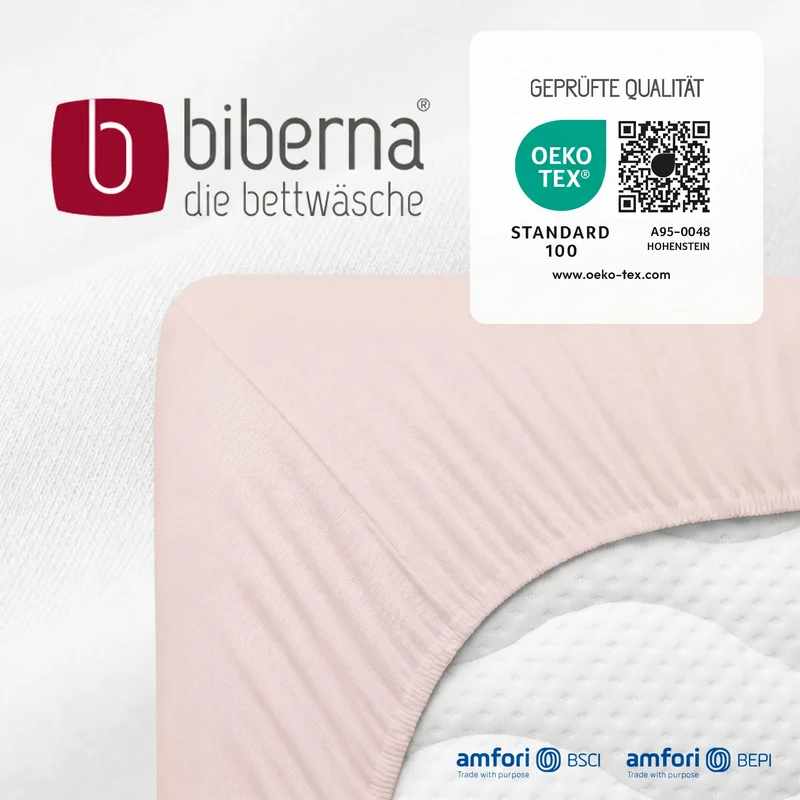 biberna Jersey-Elastic Spannbetttuch (0077866)