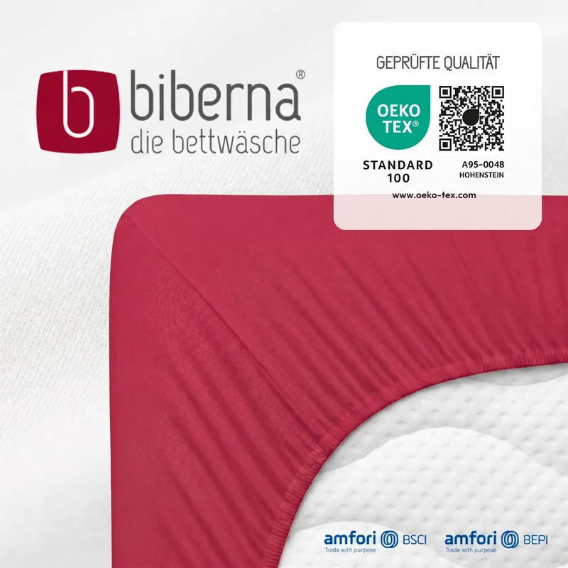 biberna Jersey-Elastic Spannbetttuch (0077866)