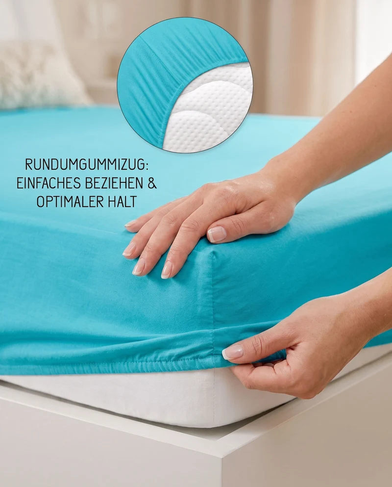 biberna Jersey-Elastic Spannbetttuch (0077866)