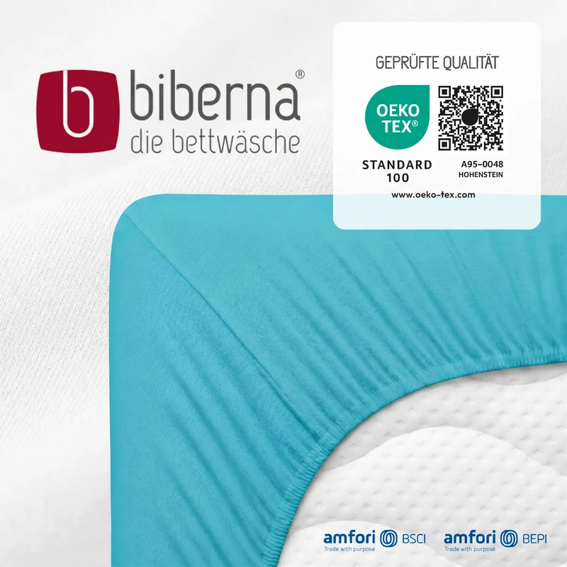 biberna Jersey-Elastic Spannbetttuch (0077866)