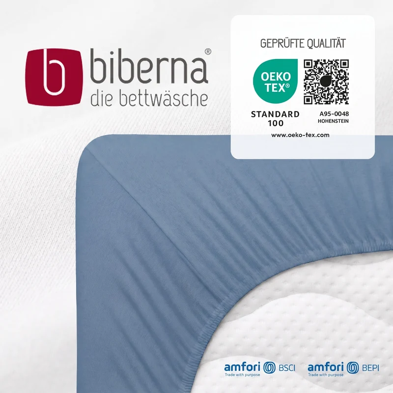 biberna Jersey-Elastic Spannbetttuch (0077866)