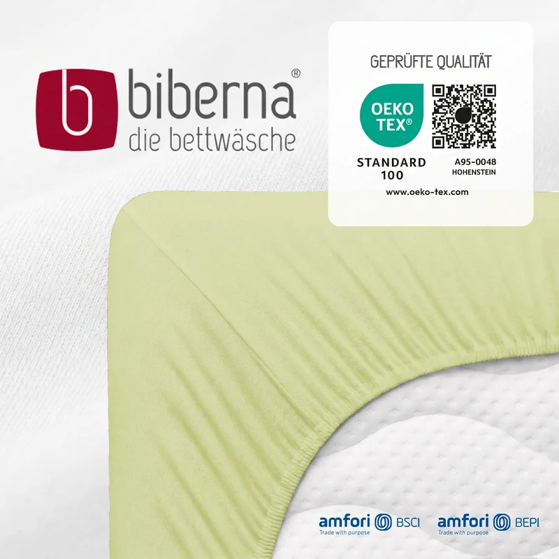 biberna Jersey-Elastic Spannbetttuch (0077866)