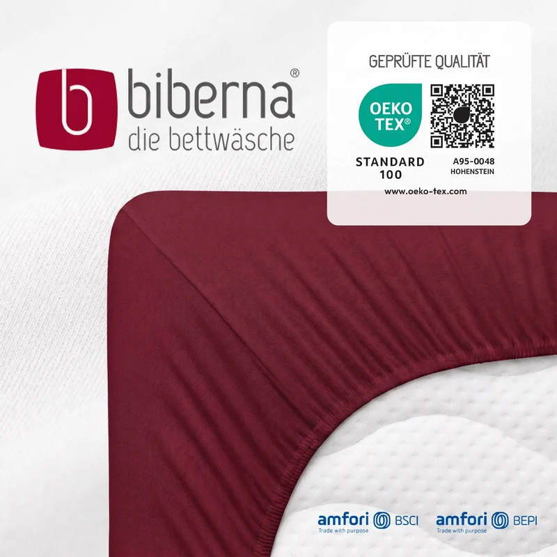 biberna Jersey-Elastic Spannbetttuch (0077866)