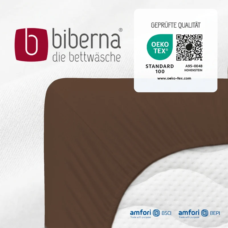 biberna Jersey-Elastic Spannbetttuch (0077866)