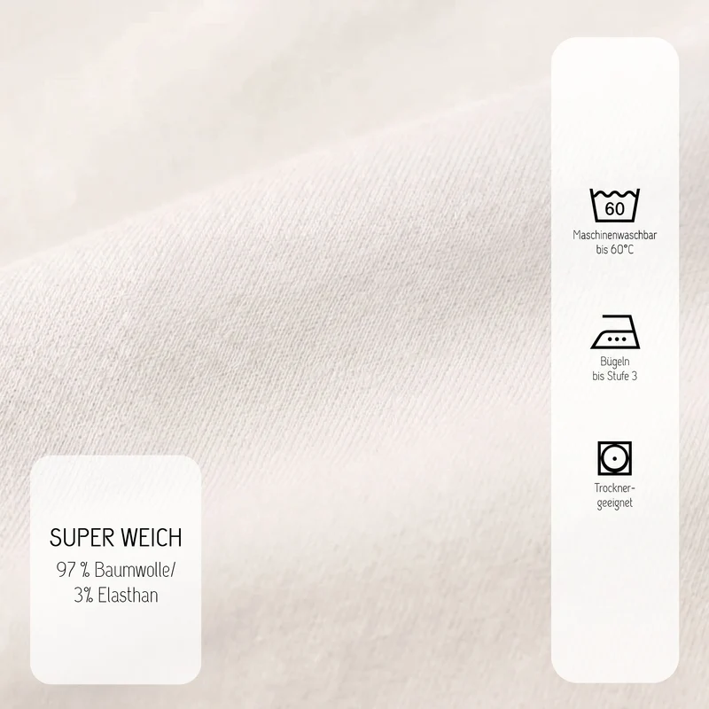 biberna Jersey-Elastic Spannbetttuch (0077866)