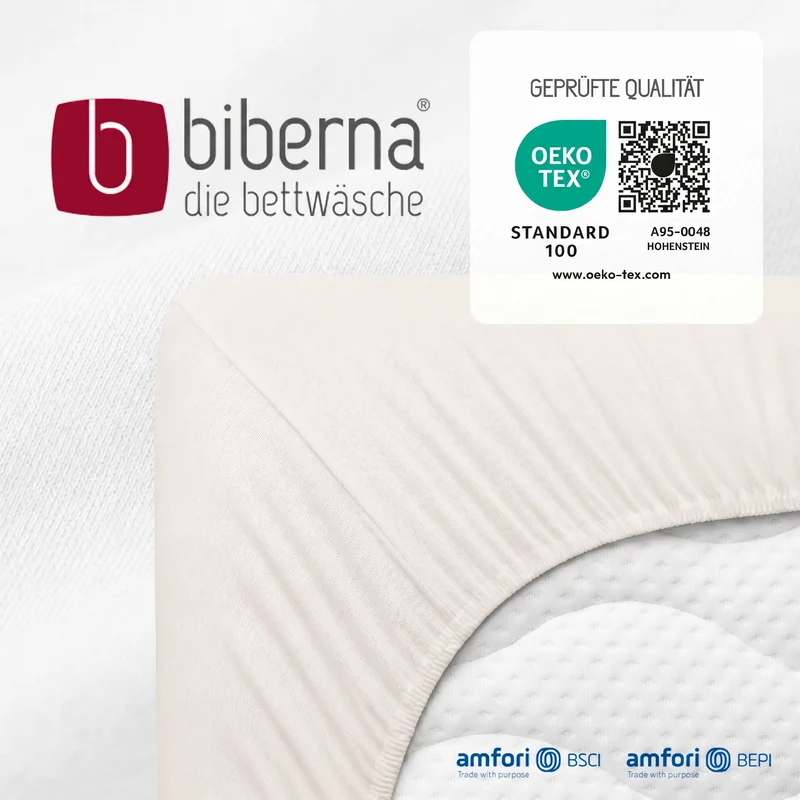 biberna Jersey-Elastic Spannbetttuch (0077866)