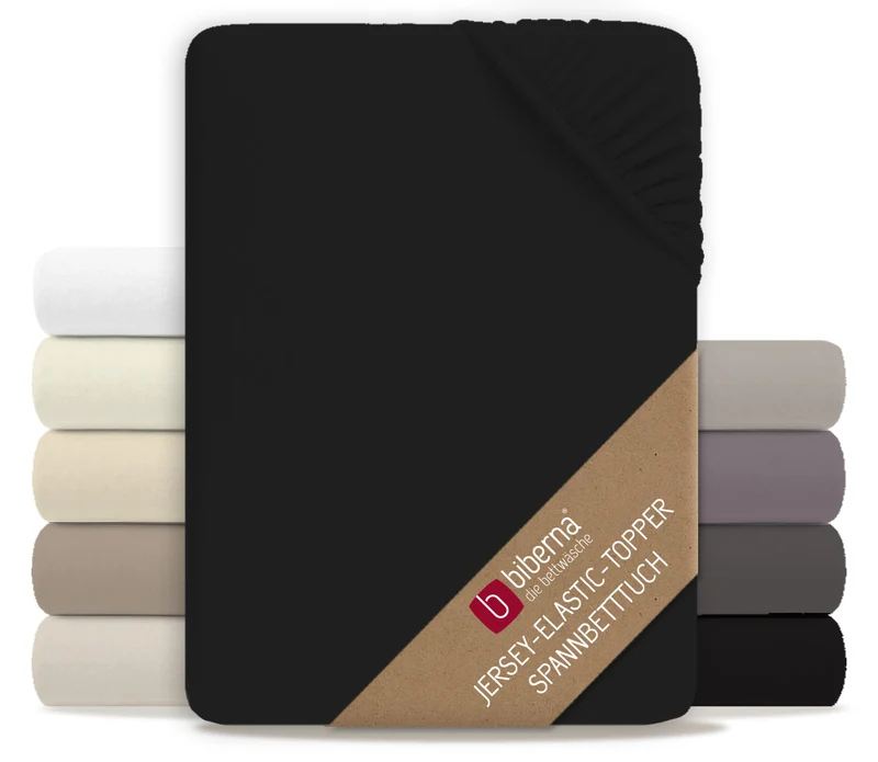 biberna Jersey-Elastic-Topper Spannbetttuch (0077641)