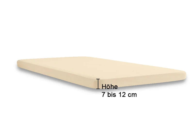 biberna Jersey-Elastic-Topper Spannbetttuch (0077641)