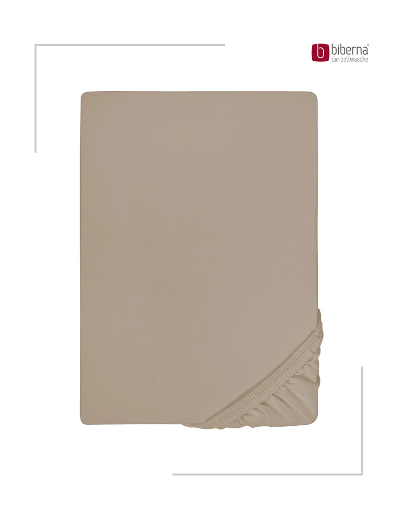 biberna Jersey-Elastic-Topper Spannbetttuch (0077641)