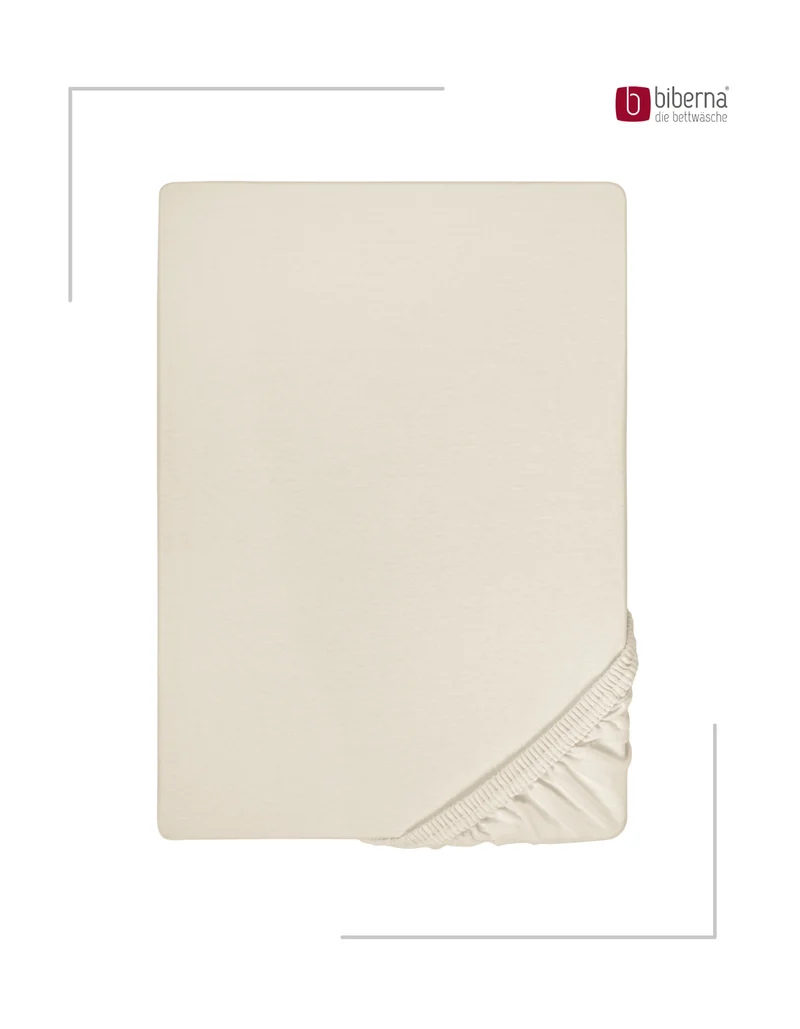 biberna Jersey-Elastic-Boxspring Spannbetttuch (0077640)