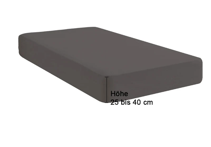 biberna Jersey-Elastic-Boxspring Spannbetttuch (0077640)