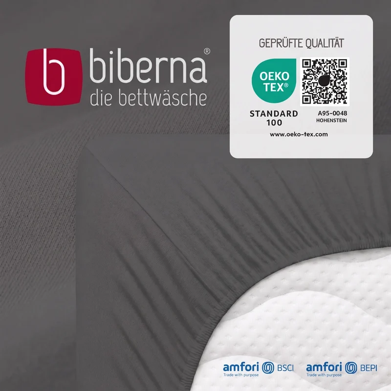 biberna Jersey Spannbetttuch (0077155)
