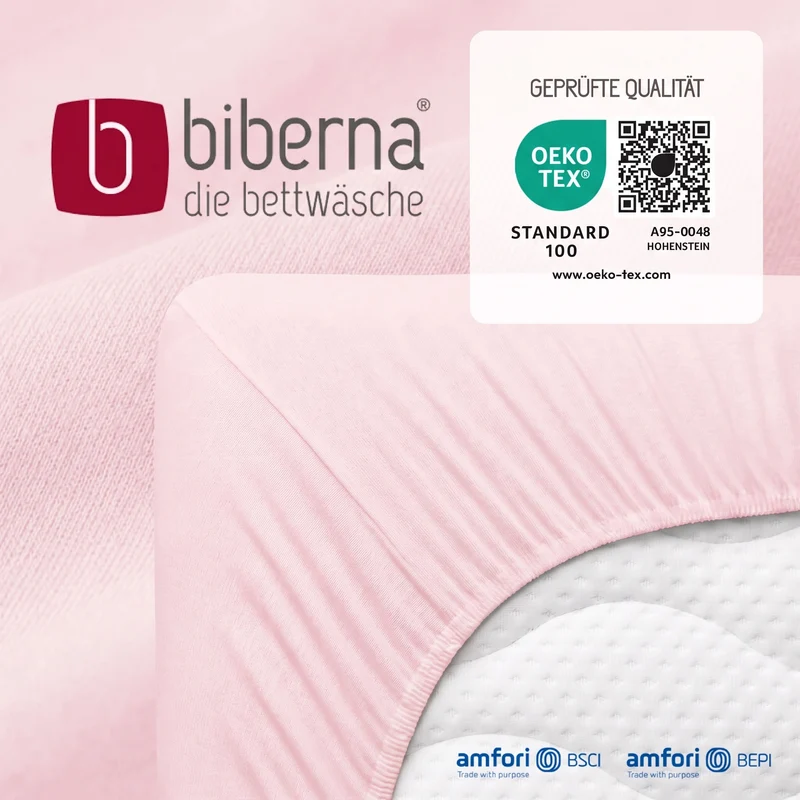 biberna Jersey Spannbetttuch (0077155)