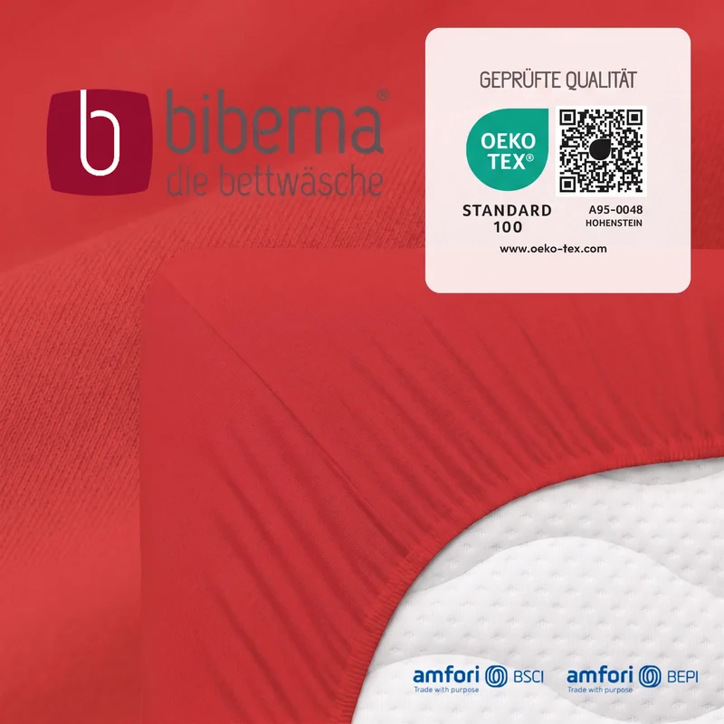 biberna Jersey Spannbetttuch (0077155)