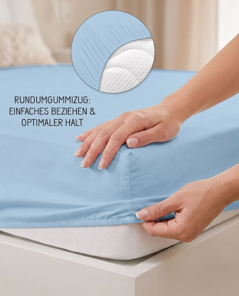 biberna Jersey Spannbetttuch (0077155)