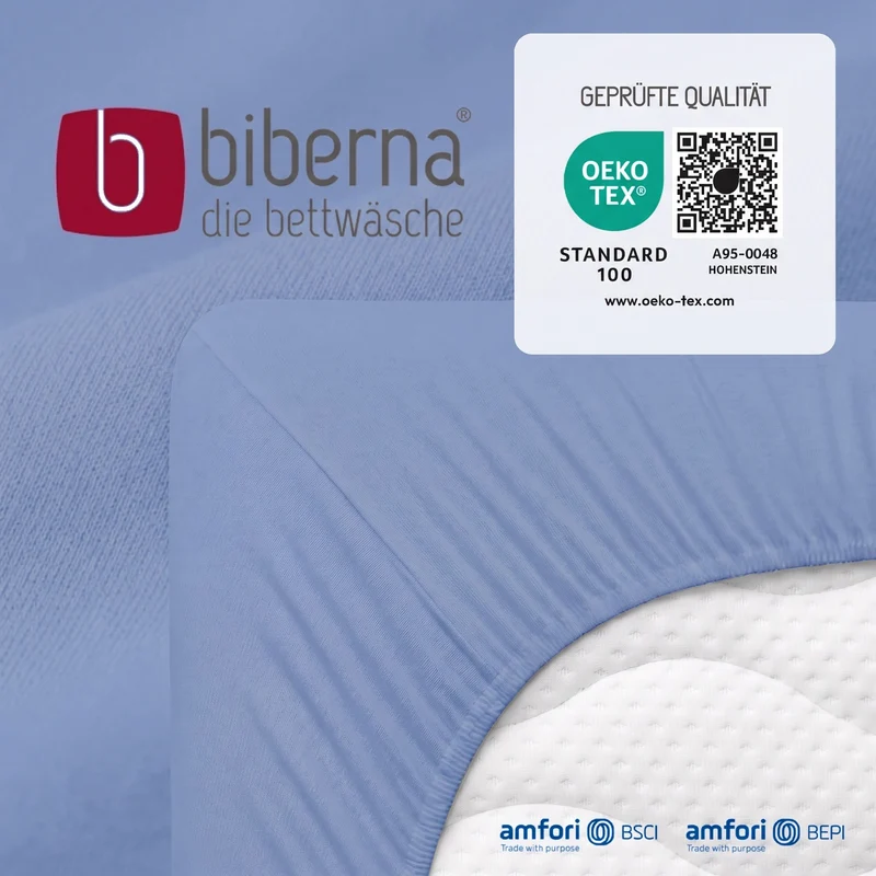 biberna Jersey Spannbetttuch (0077155)