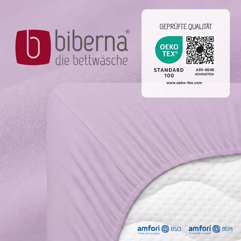 biberna Jersey Spannbetttuch (0077155)