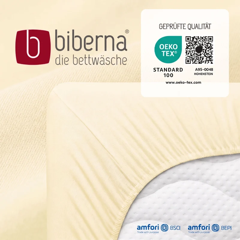 biberna Jersey Spannbetttuch (0077155)