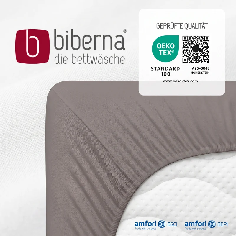biberna Feinjersey Kinder-Spannbetttuch (0077144)